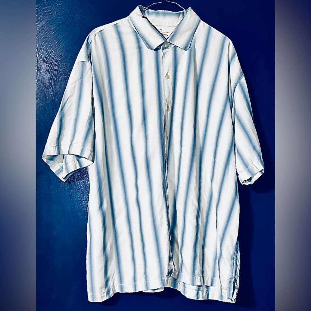 Tommy Bahama 100% Silk Casual Shirt  XXL